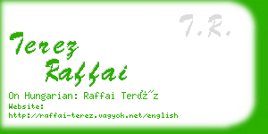 terez raffai business card